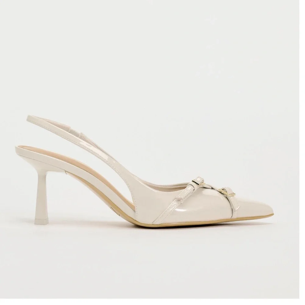 Zara Buckled Heeled Shoes - Picture 2 of 9